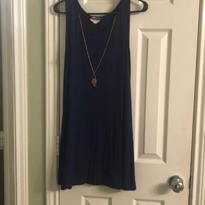 Mini women’s navy dress